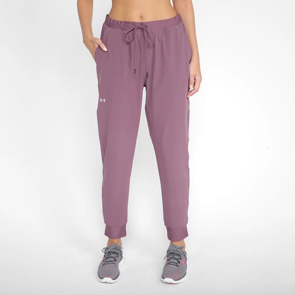 Under Armour Mauve Drawstring Track Joggers